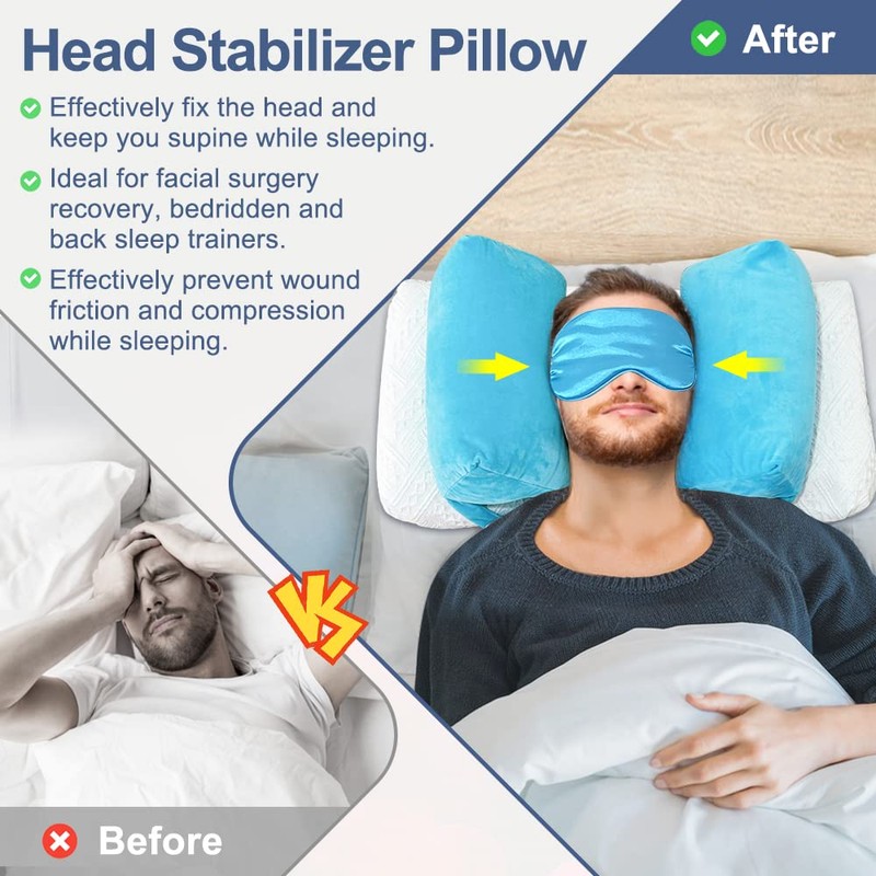 Neck Stabilizer Pillow for Sleeping Head Wedge Positioning Pillow Post