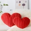 AELS Heart Shaped Pillow, Set of 2, Heart Decorative Throw