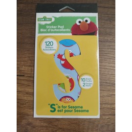 Stickety Doo Da Sesame Street 120 Count Stickers for All Occasions Sticker Pad