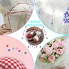 Hocansen 100 Pcs Straight Pins Sewing Pearl Pins for Bouquets