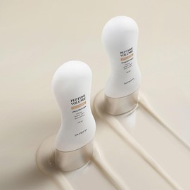 DR. PEPTI Peptide Volume Neck Cream - 2-in-1 Age-Defying Neck Creams for Tightening and Firming w/Built-in Gua Sha Neck Massager – Power Lift Neck Contour Cream with Collagen & Peptides 4.2 fl oz