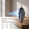 Ceramic Spoon Rest, 16x13x2.5cm Ceramic Spoon Rest with Spiral Design,