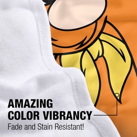 LOGOVISION Looney Tunes Blanket, 36"x58", Yosemite Sam Face Fleece Blanket