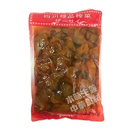 Tomomori Special Sichuan Flavor Fine Squeezed Vegetables (Sea Sai Slice) 2.2 lbs (1 kg) Popular Item!! Chinese Ingredients Seasoning, Chinese Specialty