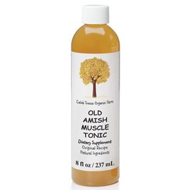 Caleb Treeze Old Amish Muscle Tonic 8 fl oz, Leg Cramps Relief, Foot Cramps Relief, Restless Legs, Muscle Cramps & Spasm Relief