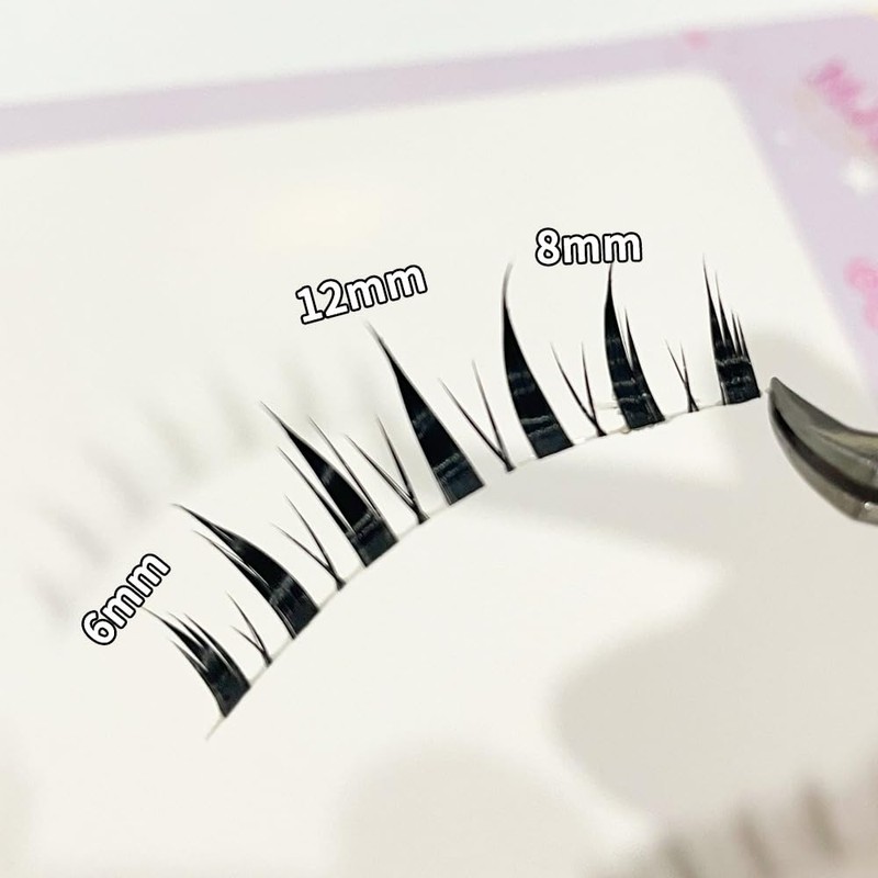 Natural False Eyelashes, 5 Pairs Popular Transparent Axis Soft Core