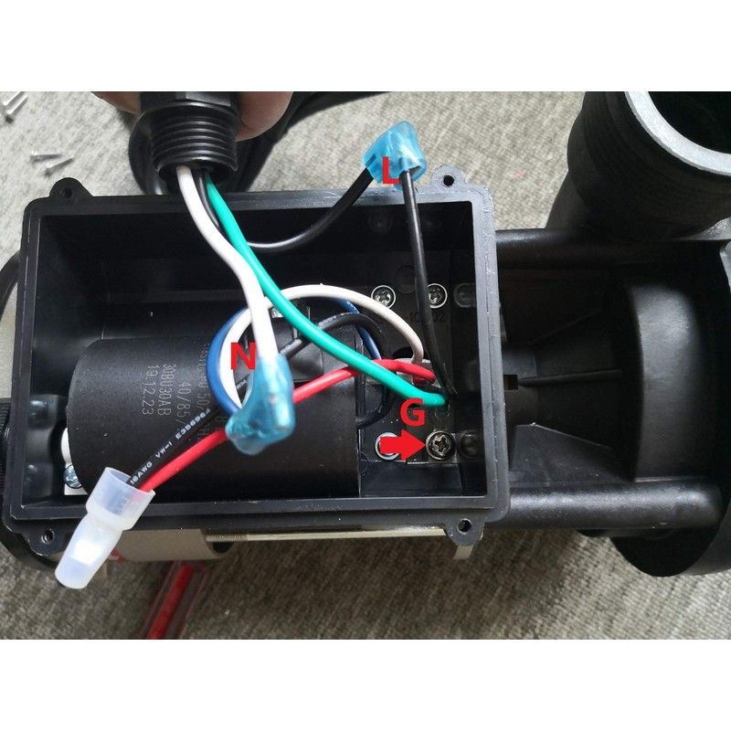 Key Lander Hot Tub Bath Pump; LX Motor. (WCH 75)