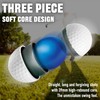 agape VS3 2 Pack 3-Piece DuraPlus Urethane Golf Balls, Enhanced