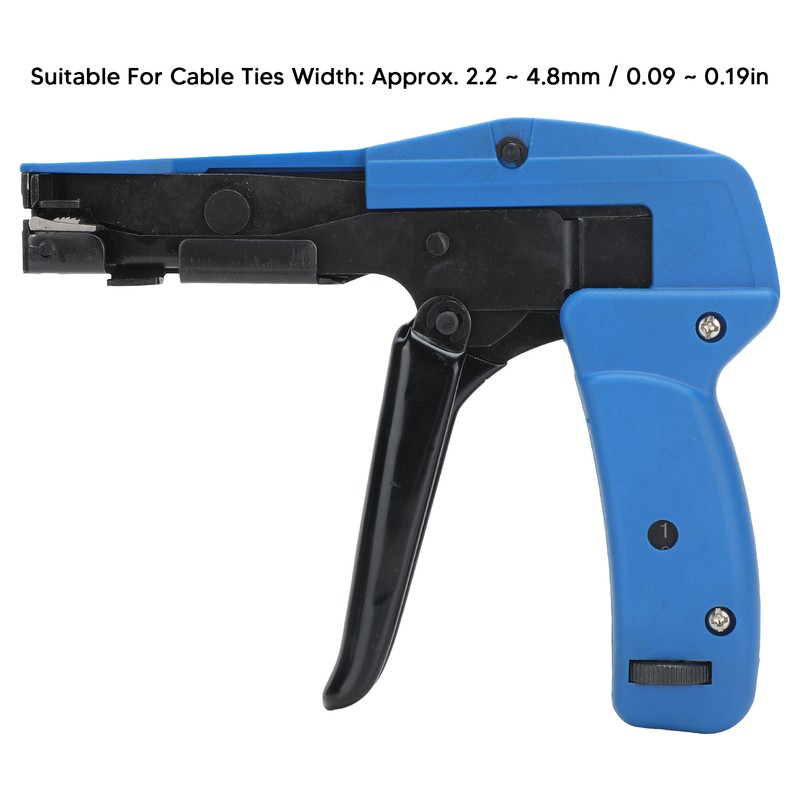 Cable Tie Gun Die Cast Steel Flush Cut Zip Fastening