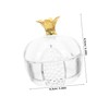 FUNOMOCYA Crystal Nail Art Cup Pomegranate Lid Dappen Dish for