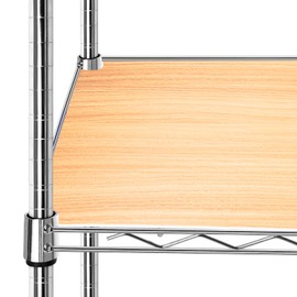 4-Pack PVC Wire Shelf Liner 14"x36" Wire Shelving Shelf Mats with Double-Sided Wood Grain Pattern,Set of 4 Waterproof Liners for Organizing Metal Rack Shelves, Kitchen Cabinets,5mm Thick