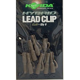 Hybrid Lead Clip Clay | Durable Lead Clip for Carp Fishing Rigs | Quick Release System for Safe Hook Holds