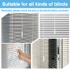 2 Pieces White Fiberglass Blind Wand, 17 Inch Vertical Blinds