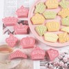 Orapink Crown Cookie Cutter-8 Pieces Plastic Prince King Queen Princess