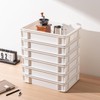 PiJeyiee Plastic Industrial Storage Bin, Multi-Purpose Organizer Tote for Bathroom,