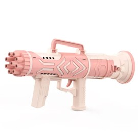 Genérico Burbujero Tipo Bazooka Multi Burbujas Unisex Juguete Infantil (Rosa)