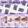 Lash Clusters Natural Cluster Eyelash Extensions 156 PCS Eyelash Clusters
