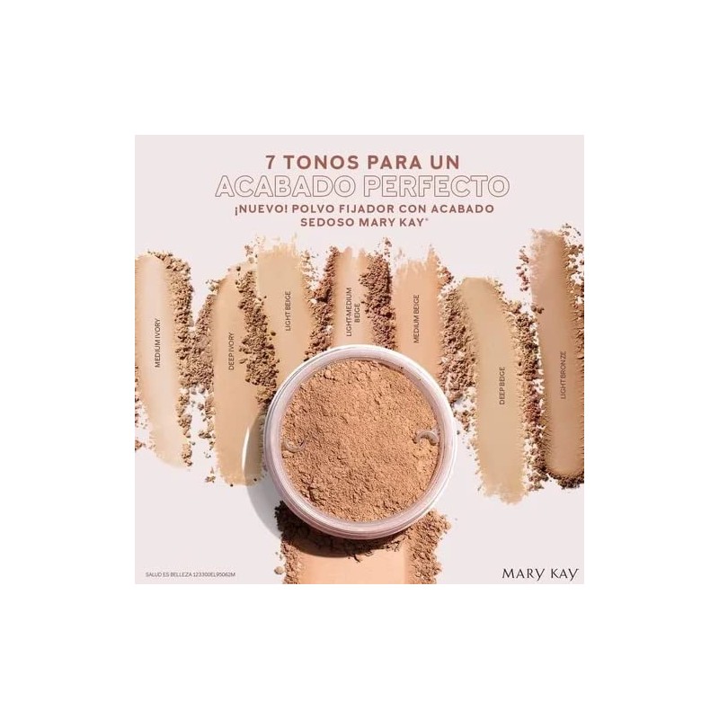 Polvo Fijador con Acabado Sedoso