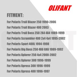 Ignition CDI Box For Polaris Trail Blazer 250 1990-2006/Trail Boss 250 1989-1999/Scrambler 400 1995-2002/Sport 400L 1994-1998/Big Boss 250 1989-1992/Trail Blazer 400/Xplorer 250 300/Xpress 300 400