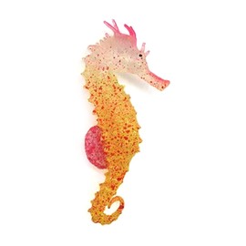Rooyar Aquarium Decoration Marine Seahorse Fish Landscaping Supplies Glow in Dark Simulating False Aquarium Ornaments