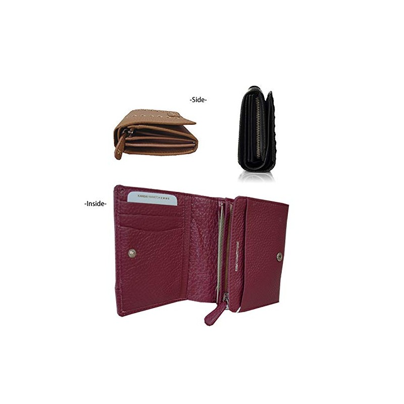 Kansai Yamamoto MJ-4502 Women's Bifold Wallet Medium F Bill Holder,