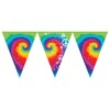 Creative Converting Tie Dye Fun Party Flag Banner