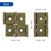 uxcell Double Acting Hinges Folding Screen, 6Pcs 1.85" Double Swing