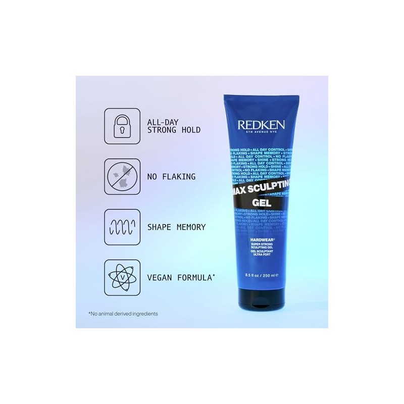 Redken Hardwear 16 Super Strong Gel Unisex, 8.5 Ounce