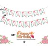 LaVenty Lets Partea Banner para decoración de cumpleaños de té,