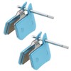 eMagTech 2 Pairs Bike Ceramic Disc Brake Pads Compatible with