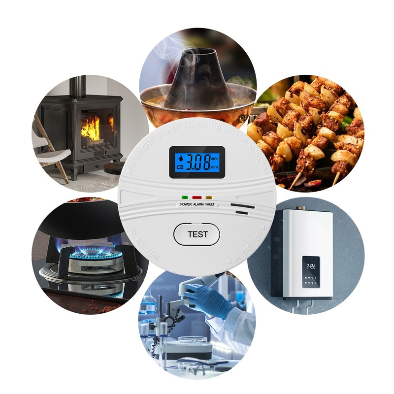 Smoke Detector and Carbon Monoxide Detector 3 Packs 2 in