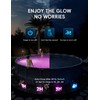POOLHACKER Solar Pool Lights Only for Inground Pool【Original】, 10-Color 4-Mode