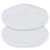 KEEPOW Washable Microfiber Cleaning Pads for Polti Vaporetto Steam Mops,