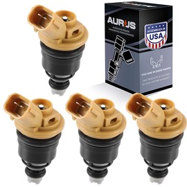 OEM AURUS 4pcs Fuel Injectors Compatible with 2004 2005 2006 07 08 09 2010 2011 2012 Subaru Forester XT Baja Outback Legacy 2.5GT Impreza STI WRX H4 2.5L Turbocharged 16600-AA170 FJ942 16600AA170