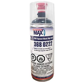 SprayMax 3680222, DTM Topcoat Black High Gloss
