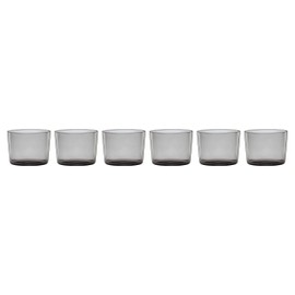 Oneida 895981 Stackables Smoke Short Glasses, Set Of 6