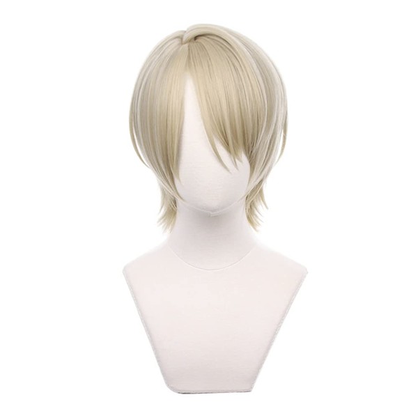 Ensemble Stars Aira Shiratori Wig Heat Resistant Wig with Mesh Net Accessory Goods for Photography Events Accessories Cosplay Halloween Costume Disguise
