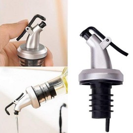Woonsoon 8 Pcs Leak-proof Capwine Cap Olive Oil Dispenser Bottle Designed for Oil,Olive Oil Pour Spout Vinegar, Sauce,Wine or Salad Dressing Bottle Dispenser