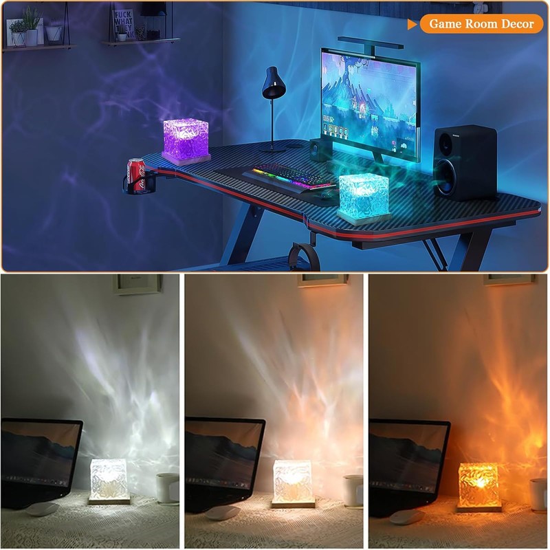 Night Light, Sea Light, Aurora Lamp, Touch Dimming, Remote Control,