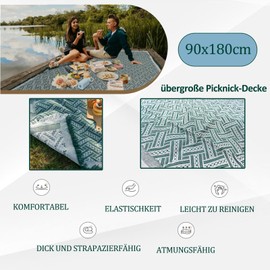 Picnic Blanket, Awning Rug with Boho Tassel, Foldable Beach Mat, Picnic Blanket, Waterproof, Soft, Comfortable Sofa Cover, Bedspread for Beds, Sofa Mats, Travel Blanket, Picnic, Camping Blanket (V)