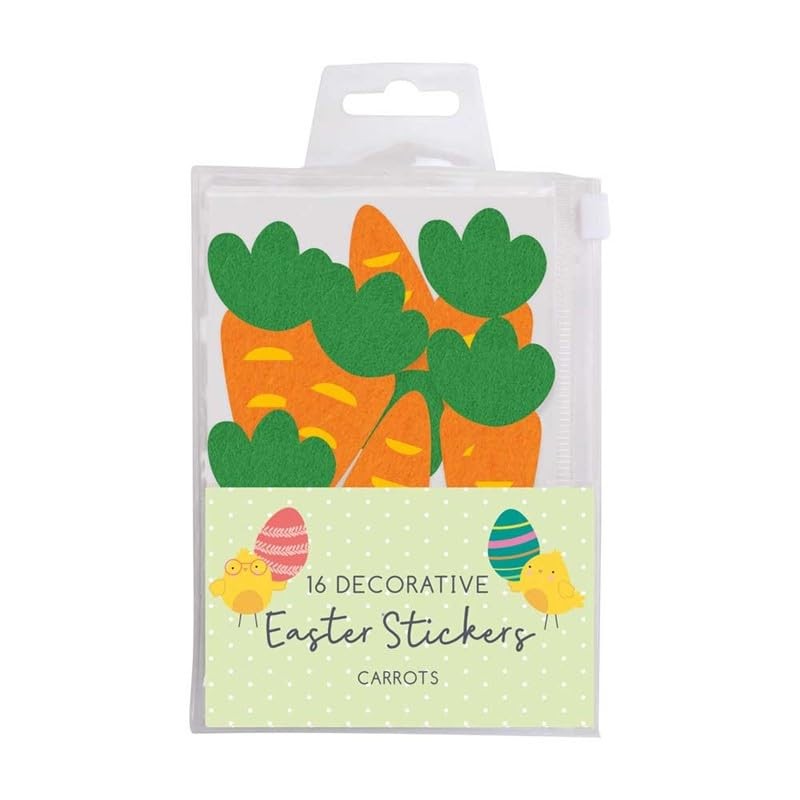 Set of 48 Felt Easter Stickers Large Easter Embellishments Ideal