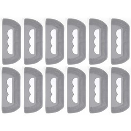 12 Pieces Pet Hair Removal Tool, Pet Hair Remover, Scraper Tool for Cat Dog, Animal Hair Remover for Furniture, Cat Hair Remover Furniture，Reusable Soft Rubber Cat Dog Hair Removal ，Gray