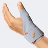 SPORLASTIC - 7610 RHIZO HIT PLATINUM Orthotics Semi-Rigid Thumb Made of 3D Fabric with Malleable Metal Reinforcement - Medium