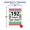 Avery Printable Address Labels with Sure Feed, 1-1/3" x 4",