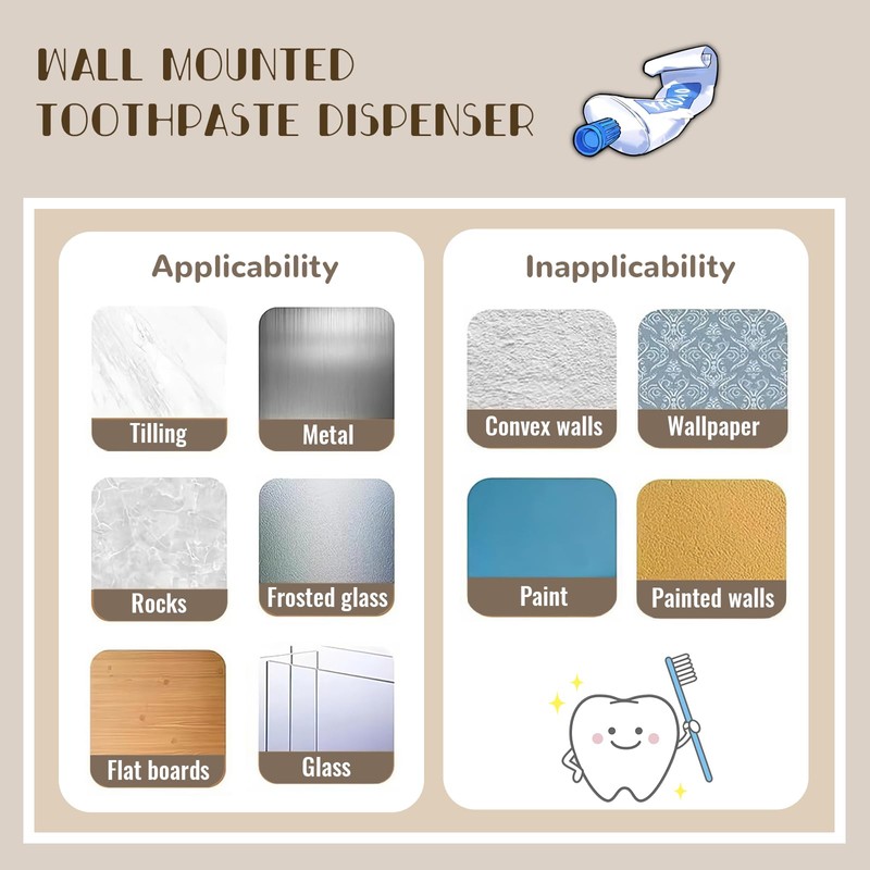 Automatic Toothpaste Dispenser, Electric Toothpaste Dispenser for Bathroom, Toothpaste Squeezer