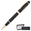 Dayspring Pens Engraved Alexandria Rollerball Pen with Gift Box, Black