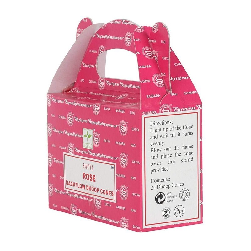 ETHNICITI Satya Genuine Nag Champa Backflow Incense Cones - 24