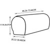 Hopbucan Armrest Covers, 2 Pieces Armrest Cover, Ultra Thick and