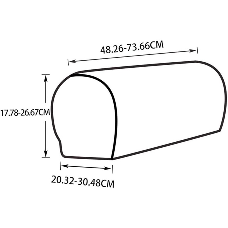 Hopbucan Armrest Covers, 2 Pieces Armrest Cover, Ultra Thick and