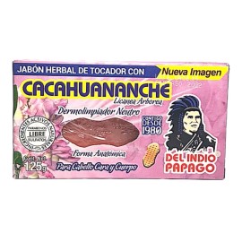 Del Indio Papago Pack De 5 Jabón De Cacahuananche Del Indio Papago 125g C/u
